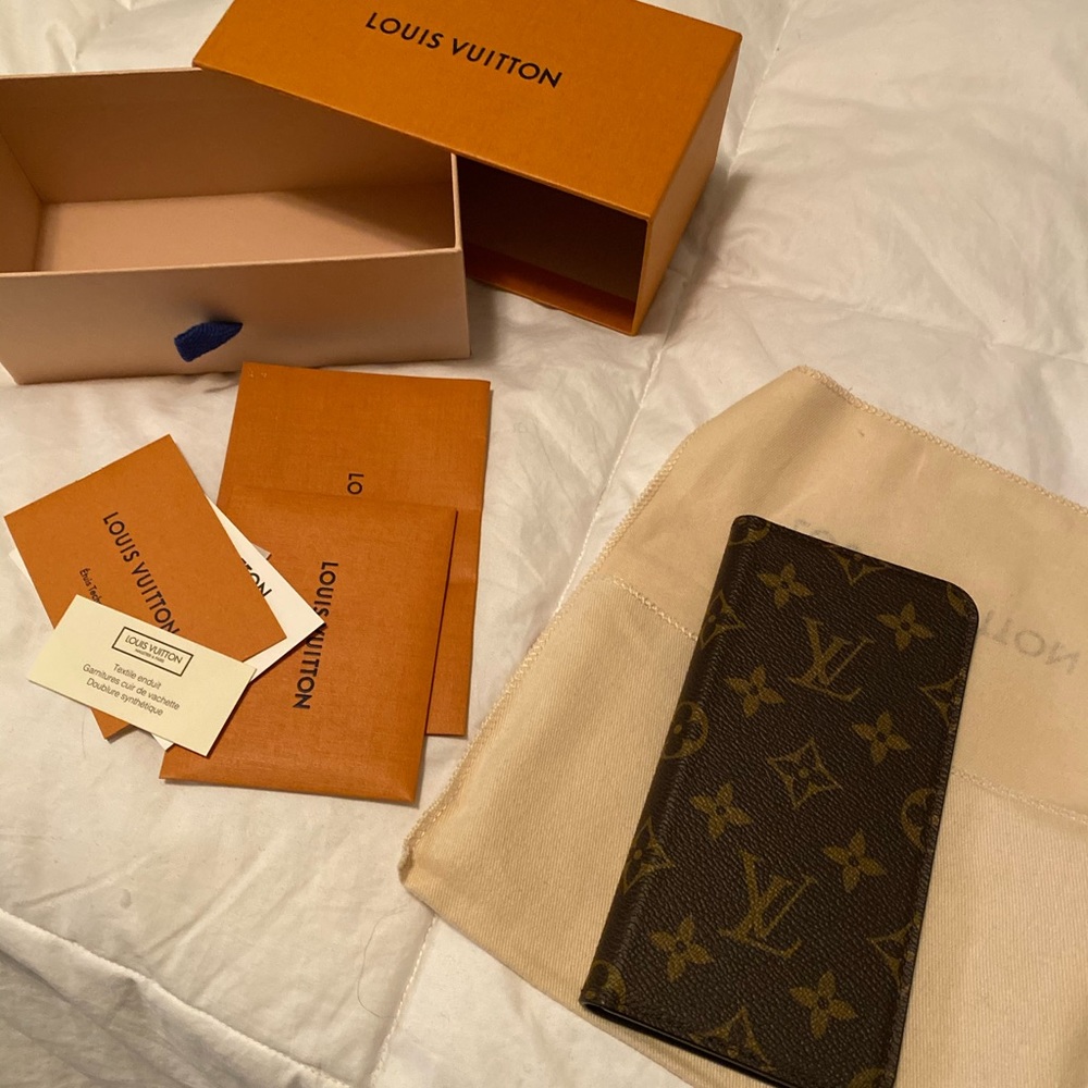 Louis Vuitton IPhone X phone case.